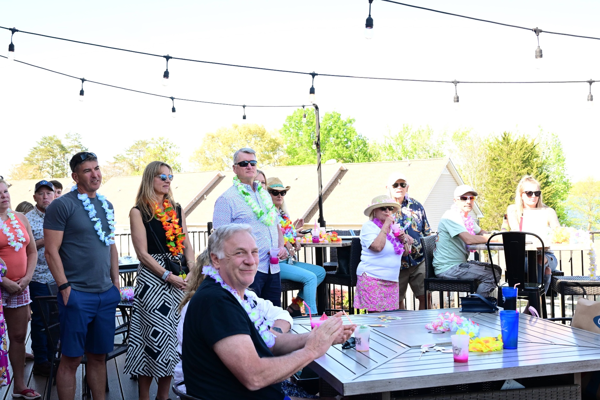 Audience watching the grand opening